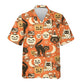 Hawaiian Shirt / Adults / S Halloween Pumpkin Cat Unisex Hawaiian Shirt Aloha Shirt