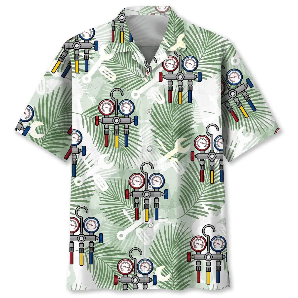 Hawaiian Shirt / Adults / S Awesome HVAC Techician Tropical Hawaiian Shirt