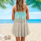 Turtle Loves Beach Loves Summer Limited – Women's Summer Sleeveless V-Neck Camisole Dress
