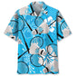 Hawaiian Shirt / Adults / S Badminton Tropical Blue Hawaiian Shirt