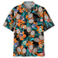 Hawaiian Shirt / Adults / S Badminton Tropical Orange Hawaiian Shirt
