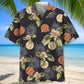 Baseball Grey Hawaiian Shirt