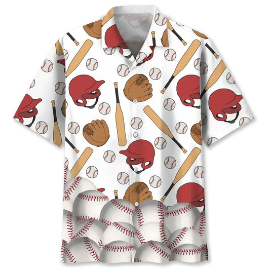 Hawaiian Shirt / Adults / S Baseball Lovers Hawaiian Shirt