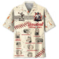 Hawaiian Shirt / Adults / S Baseball Pitching Grips Hawaiian Shirt