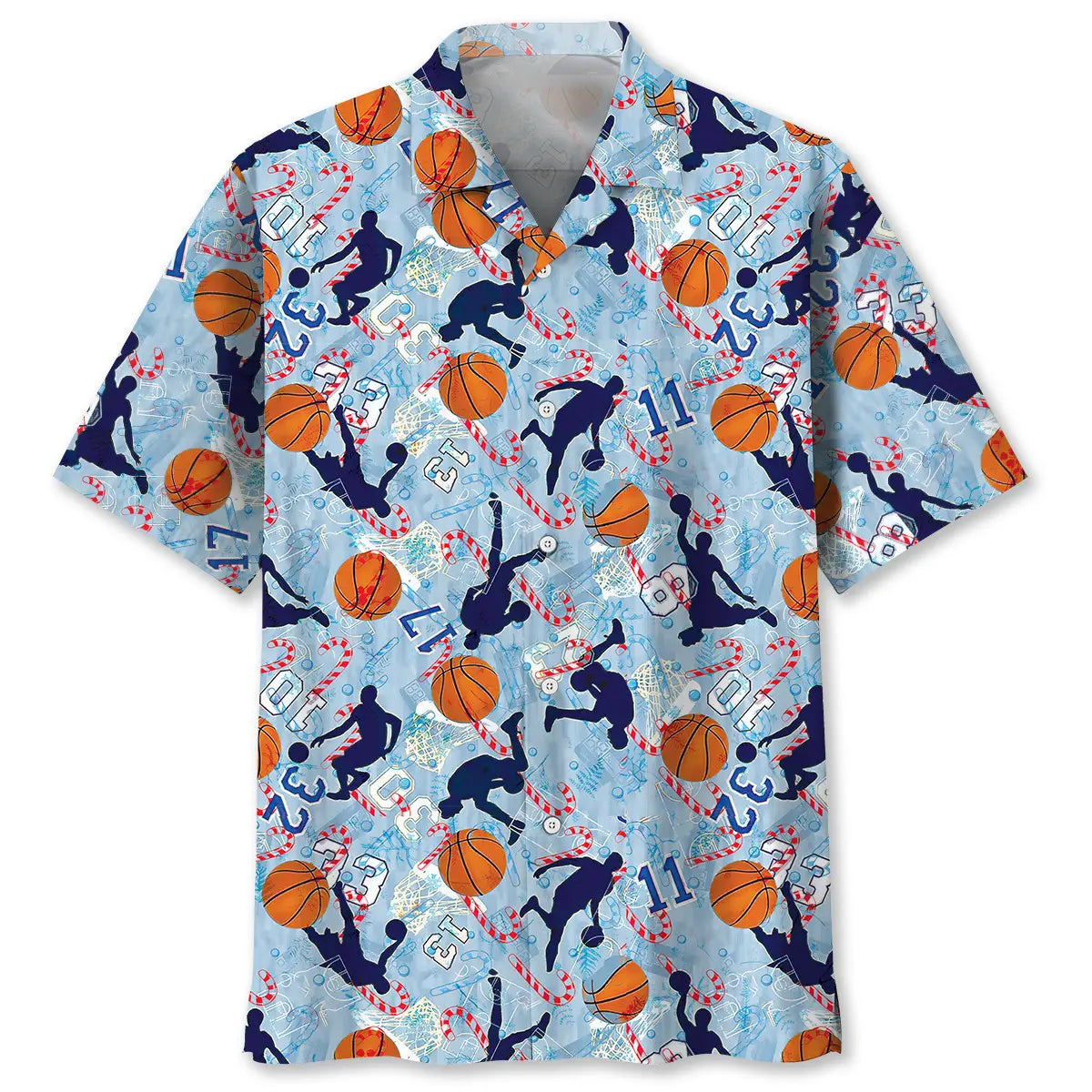 Hawaiian Shirt / Adults / S Basketball Christmas Hawaiian Shirt