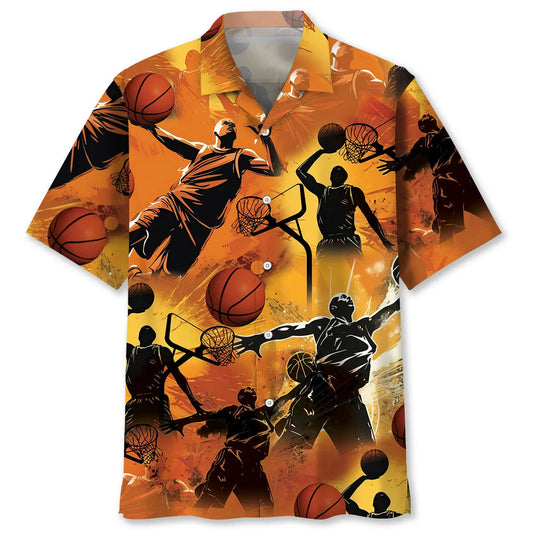 Hawaiian Shirt / Adults / S Basketball Players Hawaiian Shirt