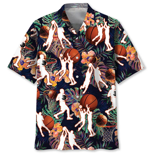 Hawaiian Shirt / Adults / S Basketball Team Tropical Hawaiian Shirt