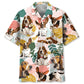 Hawaiian Shirt / Adults / S Basset Hound Tropical Hawaiian Shirt