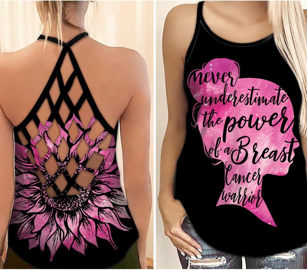 Breast Cancer Awareness Warrior – Hollow Tank Top