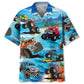 Hawaiian Shirt / Adults / S Beach Monster Truck Hawaiian Shirt