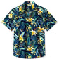 Hawaiian Shirt / Adults / S Beach Vacation Hawaii Tropical Flower Lily Leaf Hawaiian Shirt