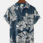 Hawaiian Shirt / Adults / S Beach Vacation Men's Hawaiian Shirts Tropical Leaves Stretch Big Size Vintage Casual Aloha Button Down Shirts