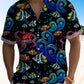 Beach Vacation Sea Life Octopus Tropical Fish Hawaiian Aloha Hawaiian Shirt