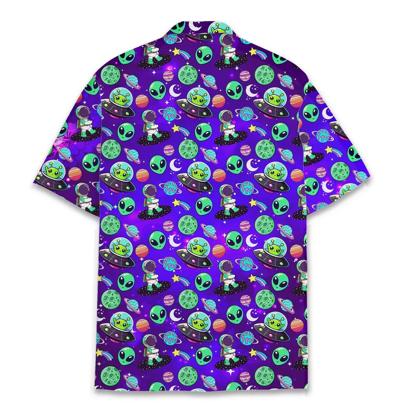 Galaxy Alien Unisex Hawaiian Shirt Aloha Shirt