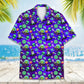Hawaiian Shirt / Adults / S Galaxy Alien Unisex Hawaiian Shirt Aloha Shirt