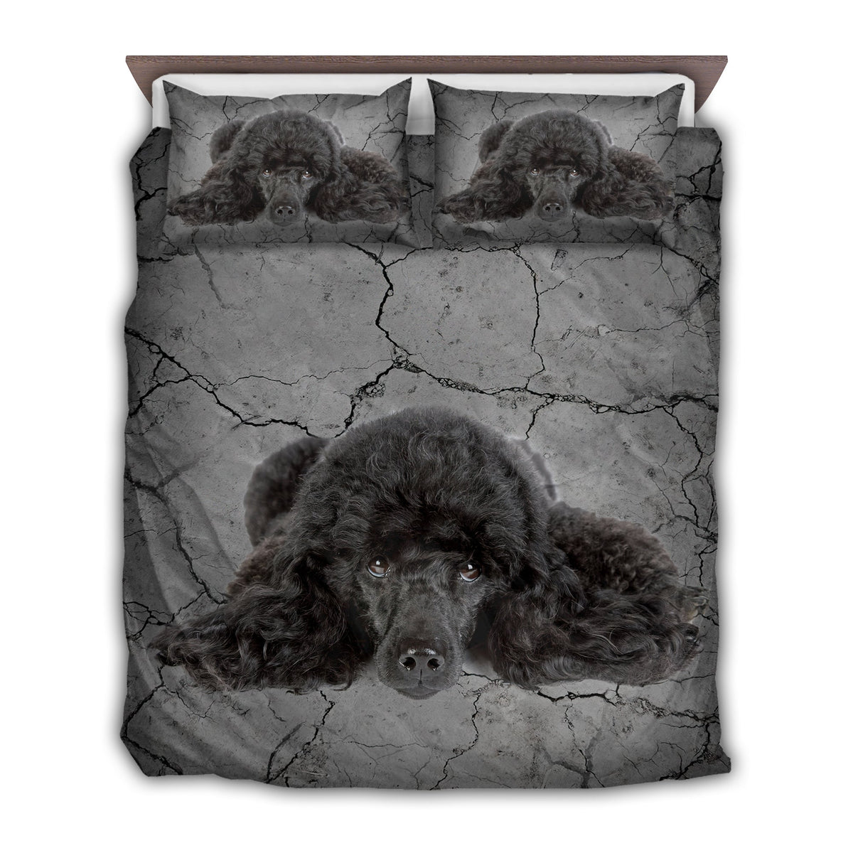 Dog Goodnight Poodle Bedding Cover For Pet Lover Bedroom Decor