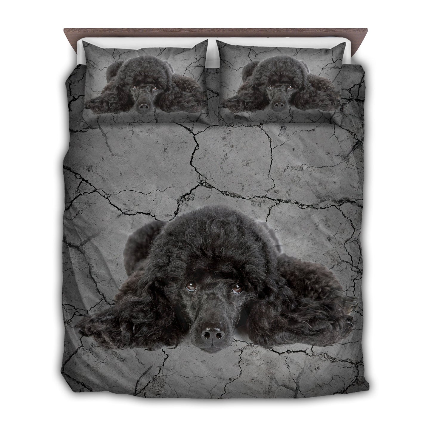 Dog Goodnight Poodle Bedding Cover For Pet Lover Bedroom Decor