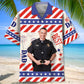 Best Dad Police Custom Photo Hawaiian Shirt