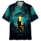Hawaiian Shirt / Adults / S Bigfoot Alien Camping Night Hawaiian Shirt