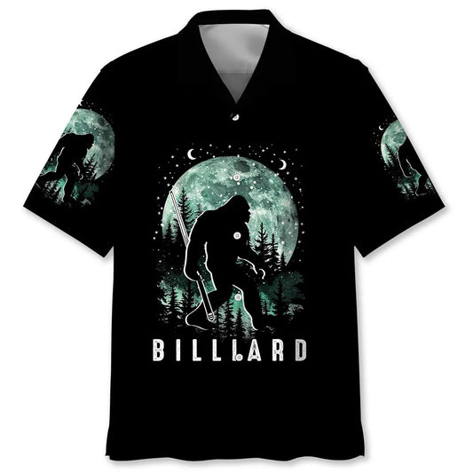 Hawaiian Shirt / Adults / S Bigfoot Billiard Hawaiian Shirt