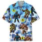 Hawaiian Shirt / Adults / S Bigfoot Crossing Hawaiian Shirt