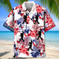 Bigfoot Don't Mess With Texas Hawaiian Shirt