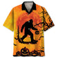 Hawaiian Shirt / Adults / S Bigfoot Halloween Hawaiian Shirt