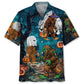 Hawaiian Shirt / Adults / S Bigfoot Halloween Night Hawaiian Shirt