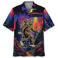 Hawaiian Shirt / Adults / S Bigfoot Hiking Night Hawaiian Shirt