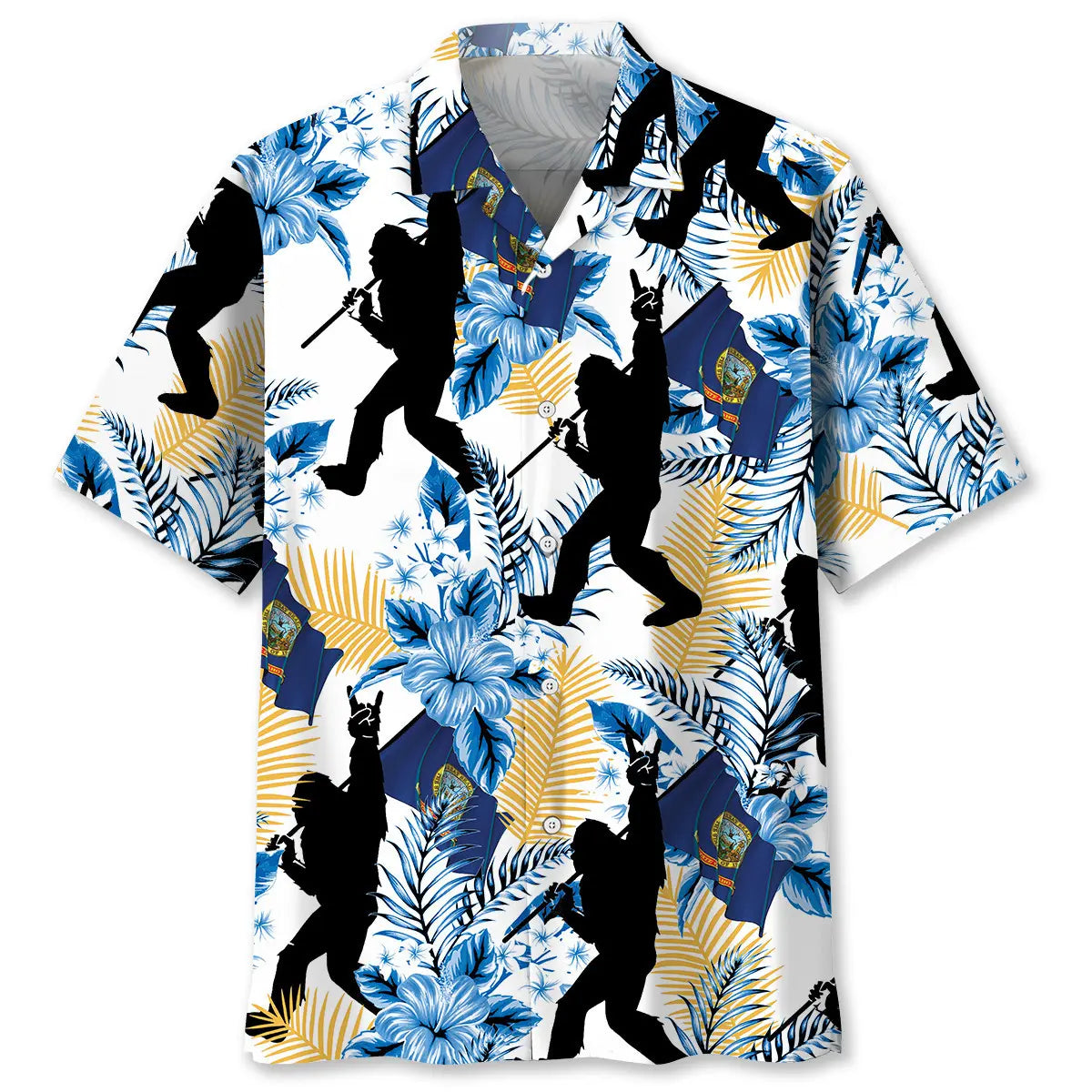Hawaiian Shirt / Adults / S Bigfoot Idaho Proud Hawaiian Shirt