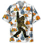 Hawaiian Shirt / Adults / S Bigfoot Let's Go Camping Hawaiian Shirt
