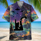 Bigfoot Nessie Night Hawaiian Shirt