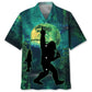 Hawaiian Shirt / Adults / S Bigfoot Night Fishing Hawaiian Shirt