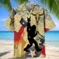Bigfoot Texas Happy 4th July Vintage Hawaiian Shirt