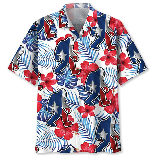 Hawaiian Shirt / Adults / S Bigfoot Texas Hawaiian Shirt