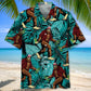 Bigfoot With Pickle Hawaiian Shirt