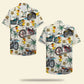 Hawaiian Shirt / Adults / S Biker Duck Unisex Hawaiian Shirt Aloha Shirt Summer Vibe Duck &amp; Classic Motorcycles Pattern