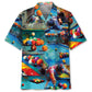 Hawaiian Shirt / Adults / S Billiard Vintage Art Hawaiian Shirt