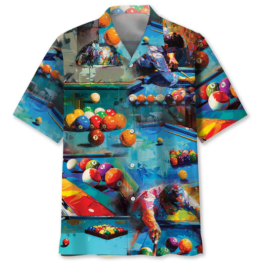 Hawaiian Shirt / Adults / S Billiard Vintage Art Hawaiian Shirt