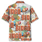 Bingo Lottery Card Retro Hawaiian Shirt