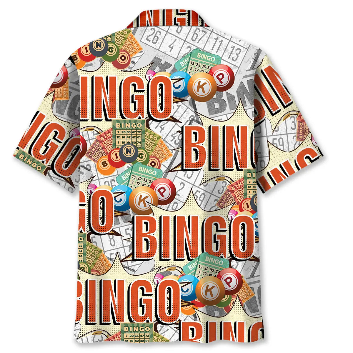 Bingo Lottery Card Retro Hawaiian Shirt