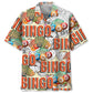Hawaiian Shirt / Adults / S Bingo Lottery Card Retro Hawaiian Shirt