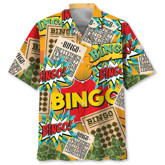 Hawaiian Shirt / Adults / S Bingo Lucky Money Hawaiian Shirt