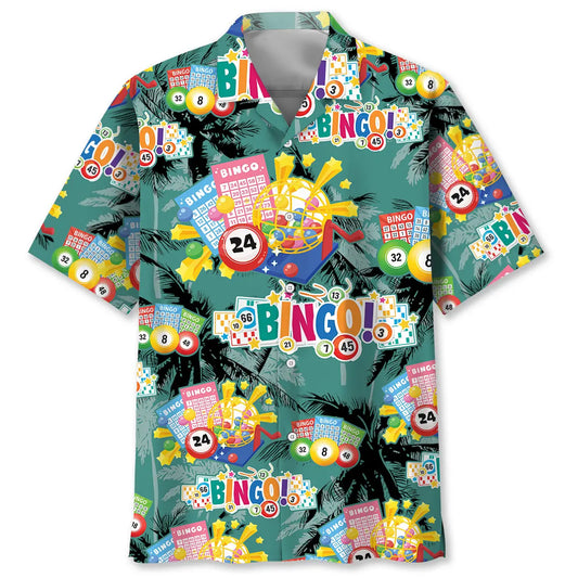 Hawaiian Shirt / Adults / S Bingo Nature Hawaiian Shirt