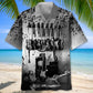 Black And White Guitarist Hawaiian Shirt