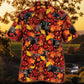 Black Angus Cattle Lovers Autumn Red Leaves Trendy Hawaiian Shirt Cow Trendy Hawaiian Shirt For Summer Gifts