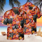 Hawaiian Shirt / Adults / S Black Angus Red Orange Floral Trendy Hawaiian Shirt Cow Hawaii Shirts Men Trendy Hawaiian Shirt Women