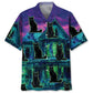 Hawaiian Shirt / Adults / S Black Cat Haunted House Hawaiian Shirt