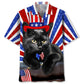 Hawaiian Shirt / Adults / S Black Cat Hawaiian Shirt