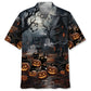 Hawaiian Shirt / Adults / S Black Cat Pumpkins Halloween Hawaiian Shirt